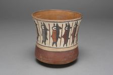 Cup Depicting a Band of Abstract Fish, 180 B.C./A.D. 500. Creator: Unknown