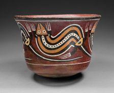 Cup Depicting Abstract Lizards, 180 B.C./A.D. 500. Creator: Unknown