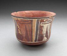 Cup Depicting Long-Necked Birds, 180 B.C./A.D. 500. Creator: Unknown