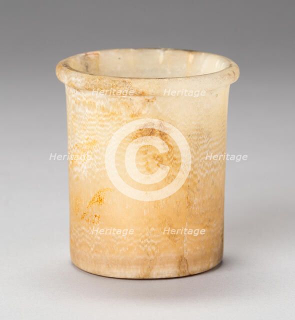 Cup, Egypt, Early Dynastic Period-Old Kingdom, Dynasty 1-4 (about 3000-2498 BCE). Creator: Unknown.