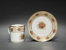 Cup from Oliver Wolcott, Jr. Tea Service (3 of 6), 1785-1805. Creator: Unknown