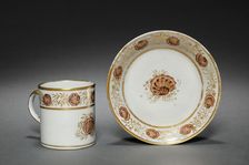 Cup from Oliver Wolcott, Jr. Tea Service (4 of 6), 1785-1805. Creator: Unknown