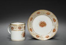 Cup from Oliver Wolcott, Jr. Tea Service (5 of 6), 1785-1805. Creator: Unknown