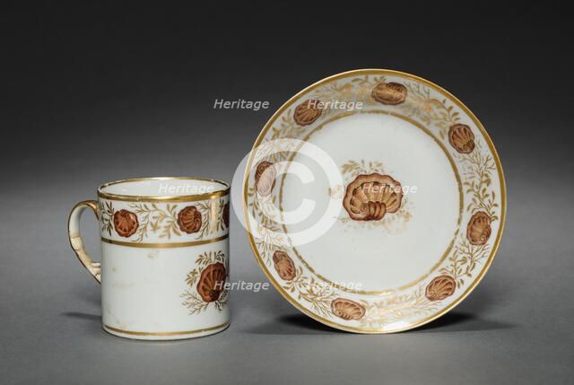 Cup from Oliver Wolcott, Jr. Tea Service (6 of 6), 1785-1805. Creator: Unknown.