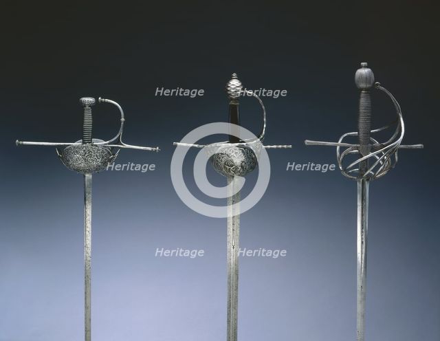 Cup-Hilted Rapier, c.1610- 30. Creator: Unknown.