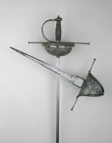 Cup-Hilted Rapier, Italy, c. 1650/60. Creator: Unknown