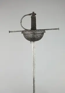 Cup-Hilted Rapier, Italy, c. 1650/70. Creator: Unknown