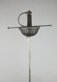 Cup-Hilted Rapier, Italy, c. 1650/70. Creator: Unknown