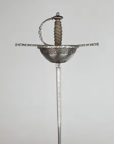 Cup-Hilted Rapier, Spain, northern, 1660/70. Creator: Unknown