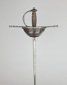 Cup-Hilted Rapier, Spain, northern, 1660/70. Creator: Unknown