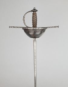 Cup-Hilted Rapier, Spain, northern, 1660/70. Creator: Unknown
