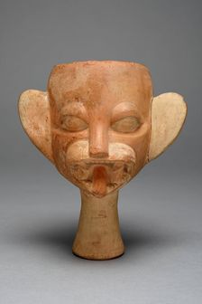 Cup in the Form of a Feline Head, 100 B.C./A.D. 500. Creator: Unknown