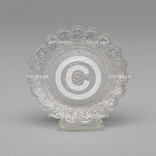 Cup plate, 1827. Creator: Unknown.