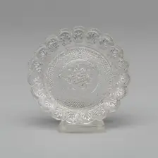 Cup plate, 1827. Creator: Unknown