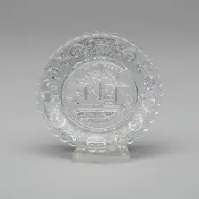 Cup plate, 1835/38. Creator: Unknown