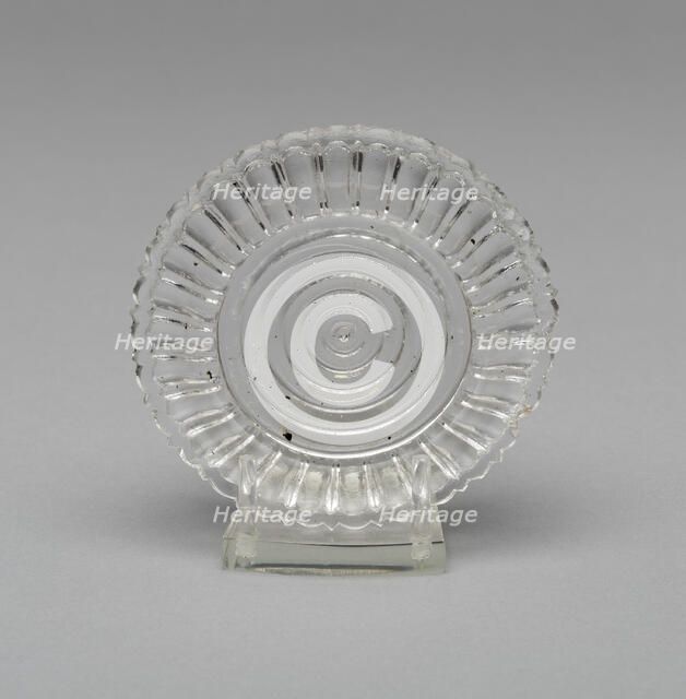 Cup plate, 1840-1850. Creator: Unknown.