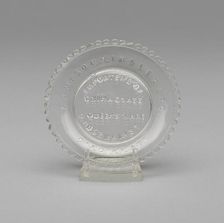 Cup plate, 1848/49. Creator: Sampson, Lindley & Co