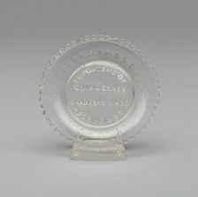 Cup plate, 1848/49. Creator: Sampson, Lindley & Co