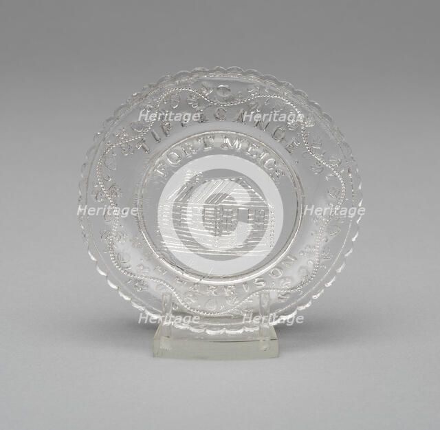 Cup plate, c. 1840. Creator: Unknown.