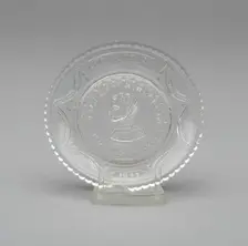 Cup plate, c. 1841. Creator: Unknown