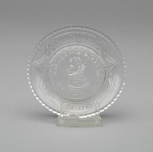 Cup plate, c. 1841. Creator: Unknown