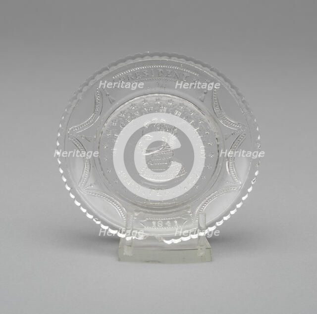 Cup plate, c. 1841. Creator: Unknown.