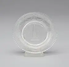 Cup plate, c. 1843. Creator: Unknown