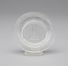 Cup plate, c. 1843. Creator: Unknown