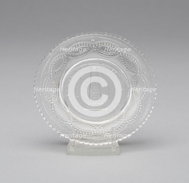 Cup plate, c. 1843. Creator: Unknown.
