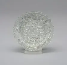 Cup plate, c. 1844. Creator: Unknown