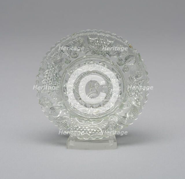 Cup plate, c. 1844. Creator: Unknown.