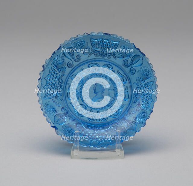 Cup plate, c. 1844. Creator: Unknown.