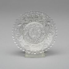 Cup plate, c. 1844. Creator: Unknown