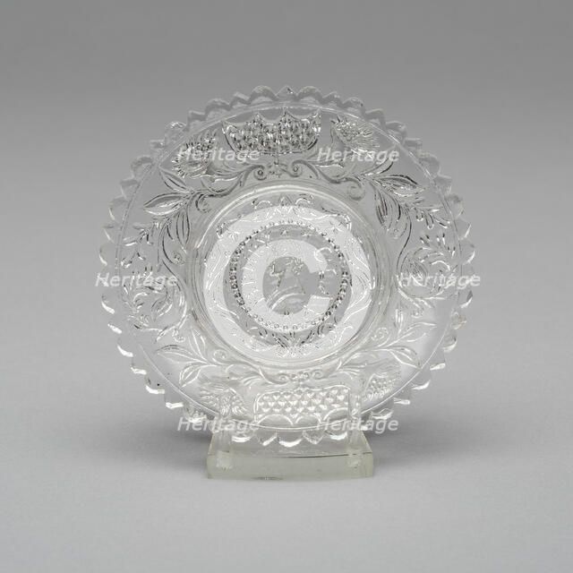 Cup plate, c. 1844. Creator: Unknown.