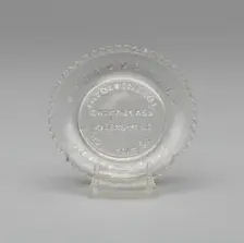 Cup plate, c. 1850. Creator: Unknown