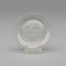 Cup plate, c. 1850. Creator: Unknown