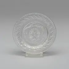 Cup plate, c. 1828. Creator: Unknown