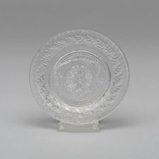 Cup plate, c. 1828. Creator: Unknown
