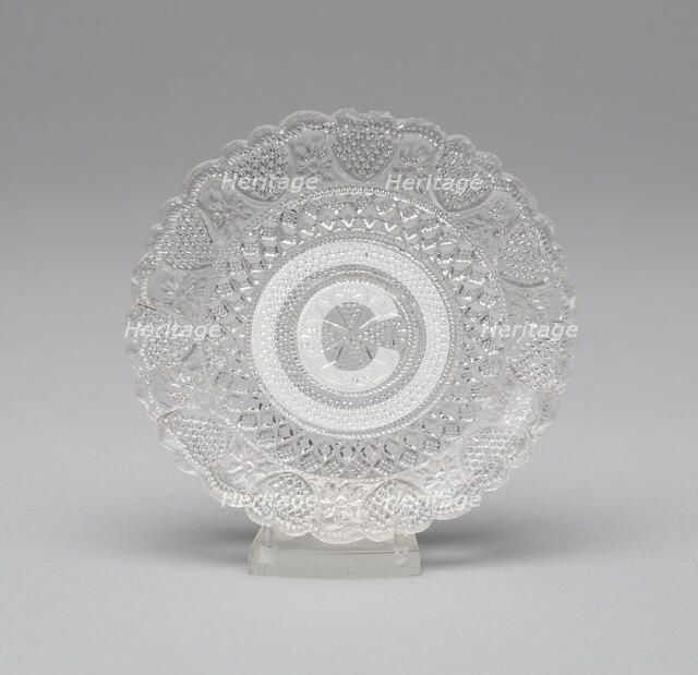 Cup plate, c. 1830. Creator: Unknown.