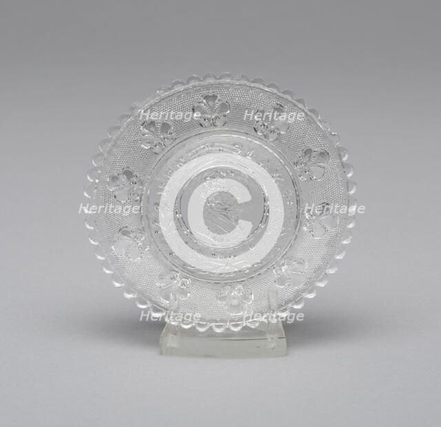 Cup plate, c. 1835. Creator: Unknown.