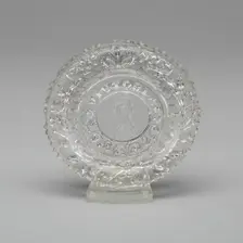 Cup plate, c. 1838. Creator: Unknown