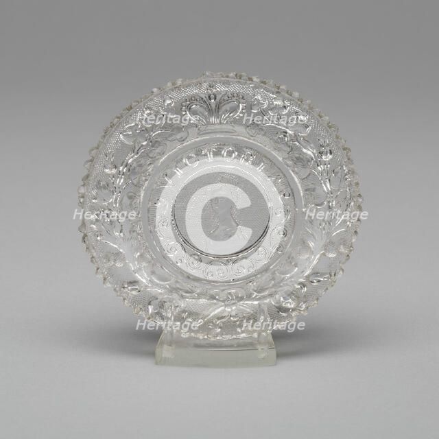 Cup plate, c. 1838. Creator: Unknown.