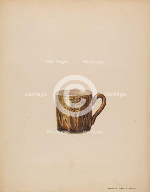 Cup, probably 1937/1938. Creator: Francis Law Durand.