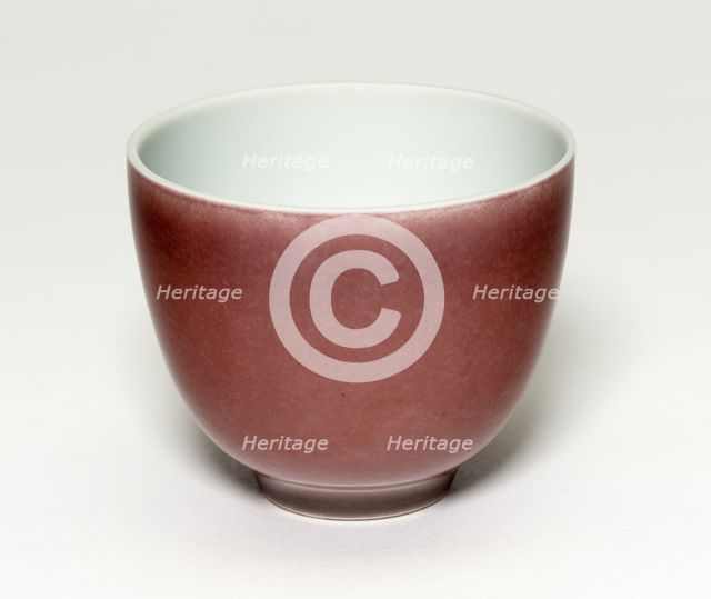 Cup, Qing dynasty (1644-1911), Yongzheng reign mark and period (1723-1735). Creator: Unknown.