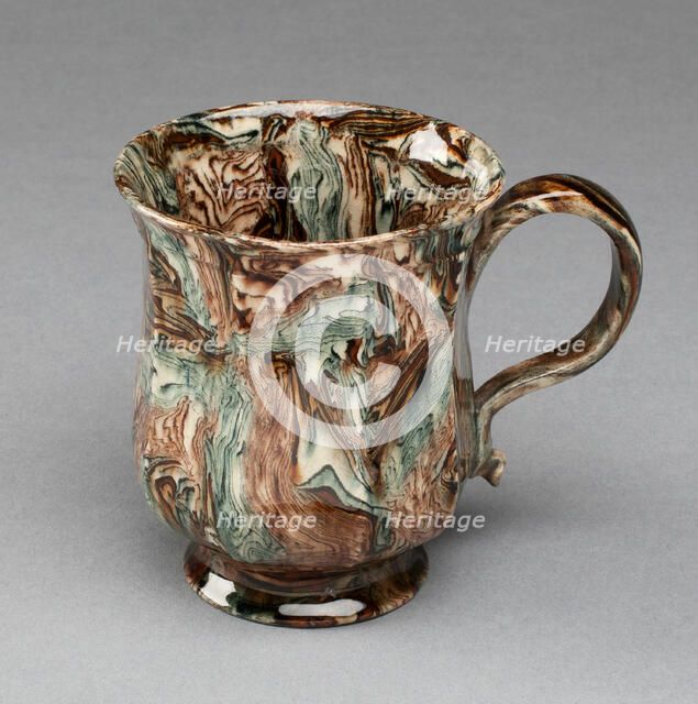 Cup, Staffordshire, 1750/59. Creator: Staffordshire Potteries.