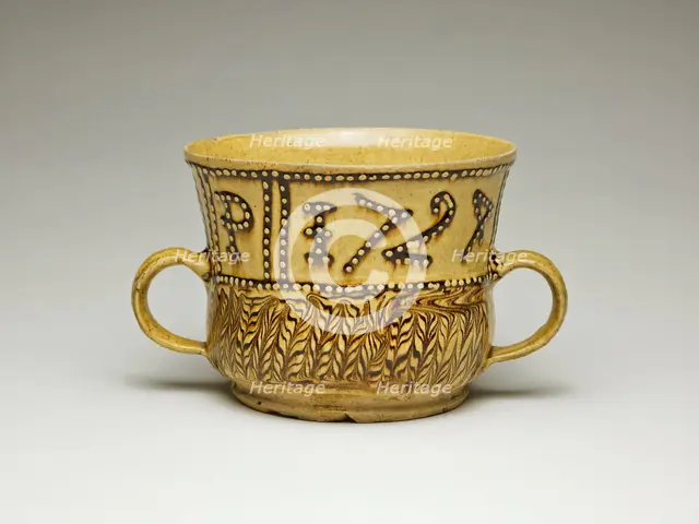 Cup, Staffordshire, 1724. Creator: Staffordshire Potteries.