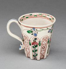 Cup, Staffordshire, c. 1760. Creator: Staffordshire Potteries