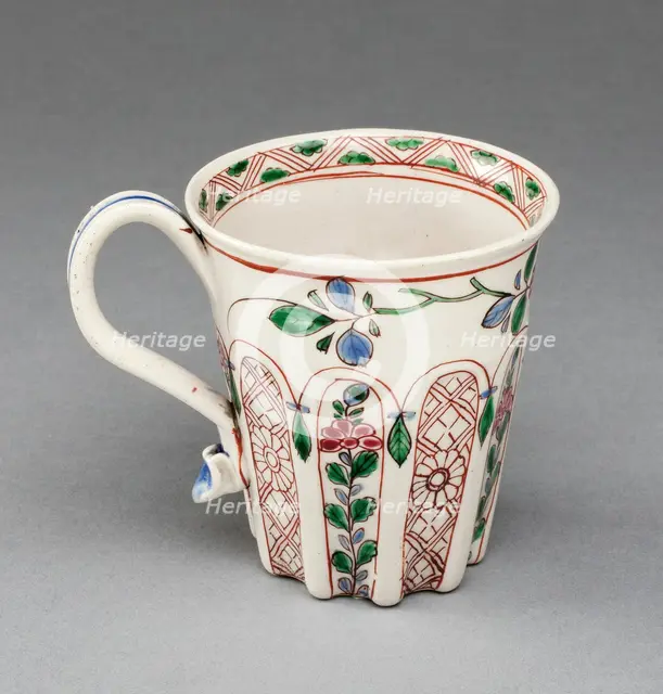 Cup, Staffordshire, c. 1760. Creator: Staffordshire Potteries.