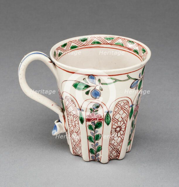 Cup, Staffordshire, c. 1760. Creator: Staffordshire Potteries.