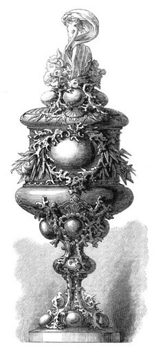 Cup sailed for by the Royal Thames Yacht Club, 1868. Creator: Unknown